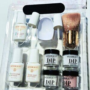 4 Color Dip Powder Nail Kit No Lamp Needed